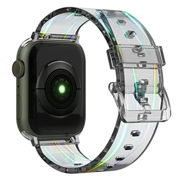 Силиконовый ремешок для Apple Watch ремешок 44 мм 40 мм 42 мм 38 мм 45 44 мм 3 4 5 6 se correa ремешок для часов браслет iWatch series 7 41 мм 45 мм