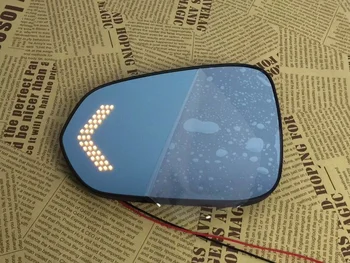 Синее зеркало заднего вида Osmrk для Kia k3s с электрическим подогревом, светодиодным динамическим боковым сигналом поворота, антибликовым покрытием, увеличивающим обзор