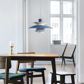 Скандинавский красочный подвесной светильник, зонт современного дизайна, светодиодный подвесной светильник для гостиной, столовой, кухни, Люстра для домашнего декора UFO