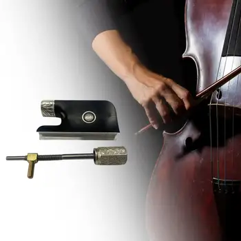 Смычковая лягушка с винтовой Скрипкой Смычковая лягушка для запчастей Аксессуар Музыкальный Инструмент
