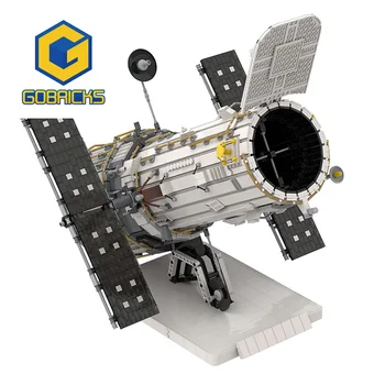 Строительные блоки Gobricks MOC в масштабе 1:25 Модель космического телескопа Хаббл, собранные своими руками кирпичи, Креативные детские игрушки, подарки 5027 шт.