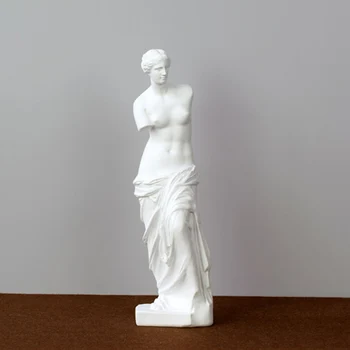 Украшения Венеры со сломанной рукой, скульптура Венеры греческого бога Мироса, аксессуары для дома, статуэтка из смолы, Европейская пасторальная смола