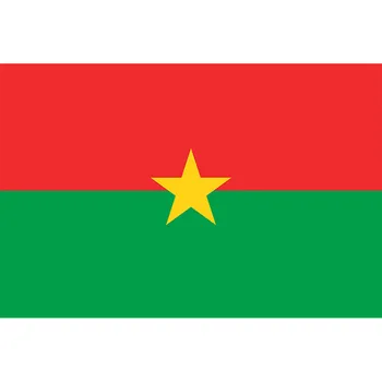 Флаг Буркина-Фасо Йехой, подвесной 90 * 150 см для украшения