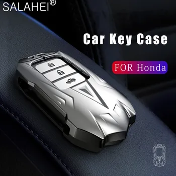 Цинковый сплав + TPU Чехол Для ключей автомобиля Honda 2016 2017 CRV Pilot Accord Civic Car Shell Авто Брелок Для Ключей Аксессуары