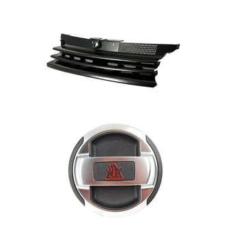 Черная Автомобильная Решетка Радиатора Переднего капота для GOLF 4 MK4 R32 С Крышкой Расширительного бачка охлаждающей жидкости в стиле ретро 420121321