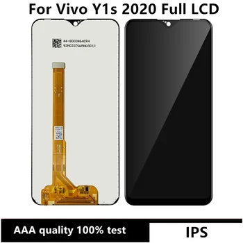 Черный Новый 6,22 дюймов Для Vivo Y1s 2020, полный ЖК-дисплей, сенсорный экран, Дигитайзер, Панель в сборе, Сменная рамка