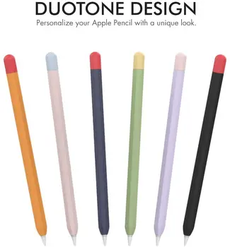 Чехол для Apple Pencil 1-го поколения, силиконовый чехол с комплектом кабельного адаптера, совместимый с Apple Pencil 1-го поколения