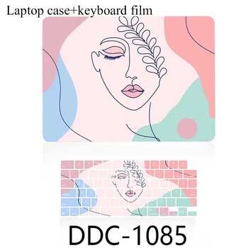 Чехол для ноутбука + пленка для клавиатуры для MacBook M2 Air 13 A2681 2022 A2337A2179 2020 M1 Chip Pro 13 14 16-дюймовый A2338A2289A2442A2251A1932
