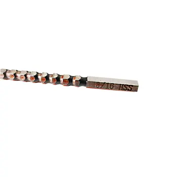 Шестигранная протяжка размером 3/16 дюйма из быстрорежущей стали, режущий инструмент из быстрорежущей стали